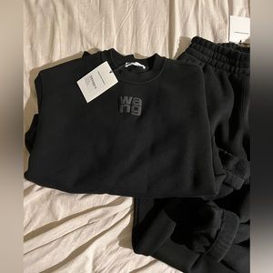 Alexander Wang sweatshirt sweatpants set